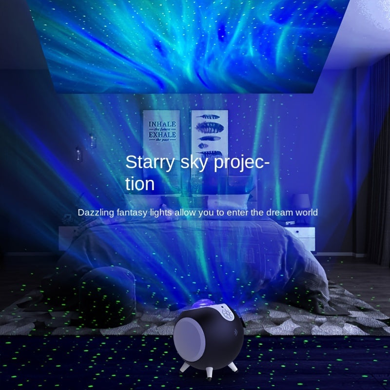 Galaxy Projector Sound Machine; White Noise Machines Night Light; Star Projector BT Speaker; Remote Timer Light Projector For Bedroom Decoration Room Decor; Upgrade Music Control & Texture