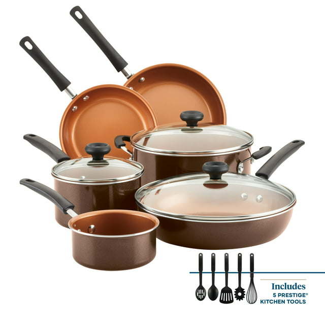 14-Piece Easy Clean Pro Ceramic Nonstick Cookware Set